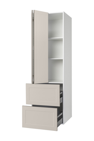 Aamiaiskaappi Cello Keittiö 192cm 2 laatikolla vasen