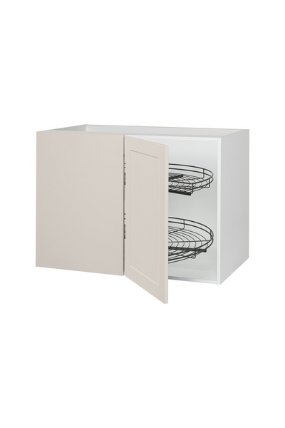 Piilokulmakaappi Cello Keittiö 100cm lankakarusellilla ja vasenkätisellä ovella