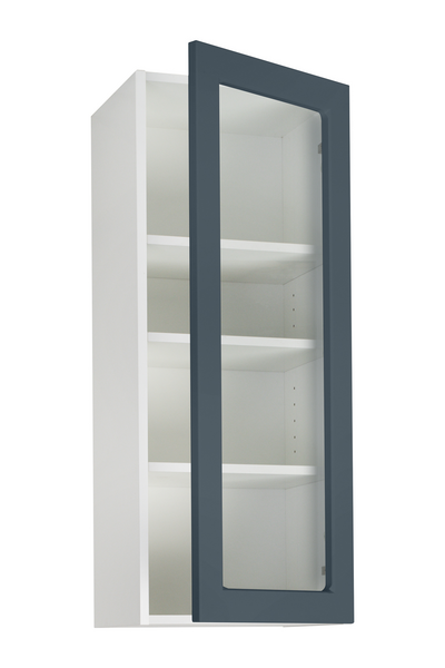 Seinäkaappi Cello Keittiö 98,9cm lasiovella