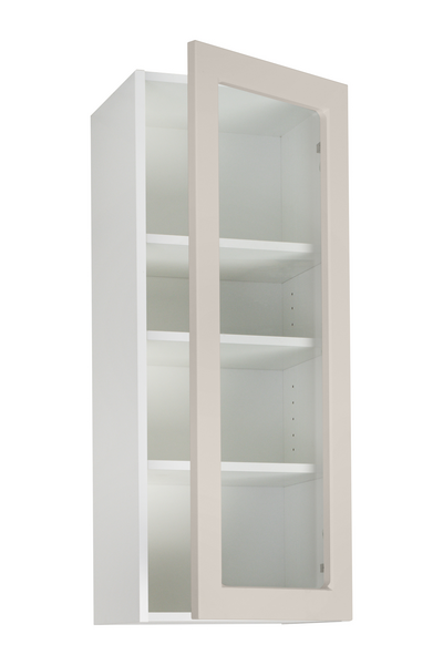 Seinäkaappi Cello Keittiö 98,9cm lasiovella