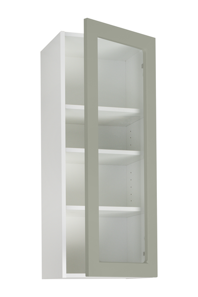 Seinäkaappi Cello Keittiö 98,9cm lasiovella