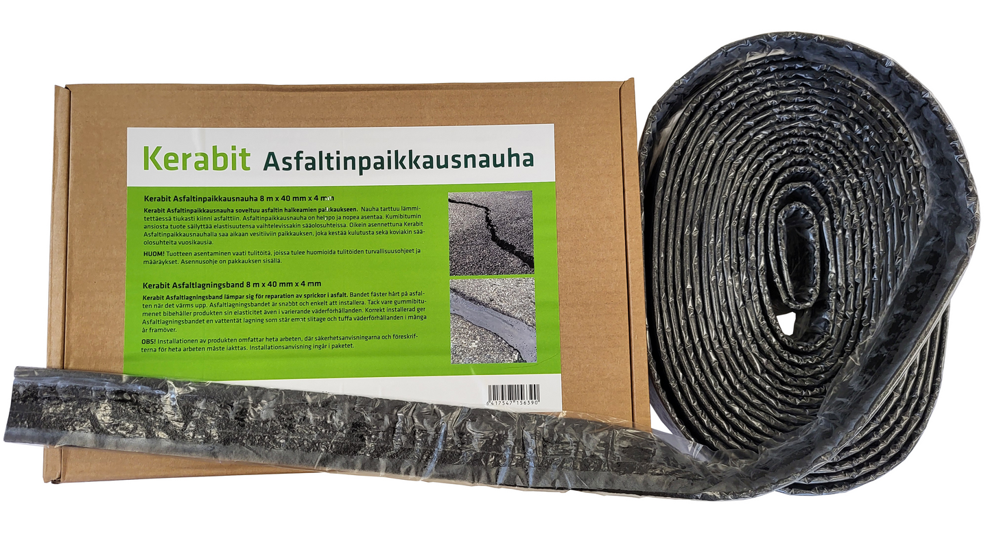 Asfaltinpaikkausnauha Kerabit 40mmx8m