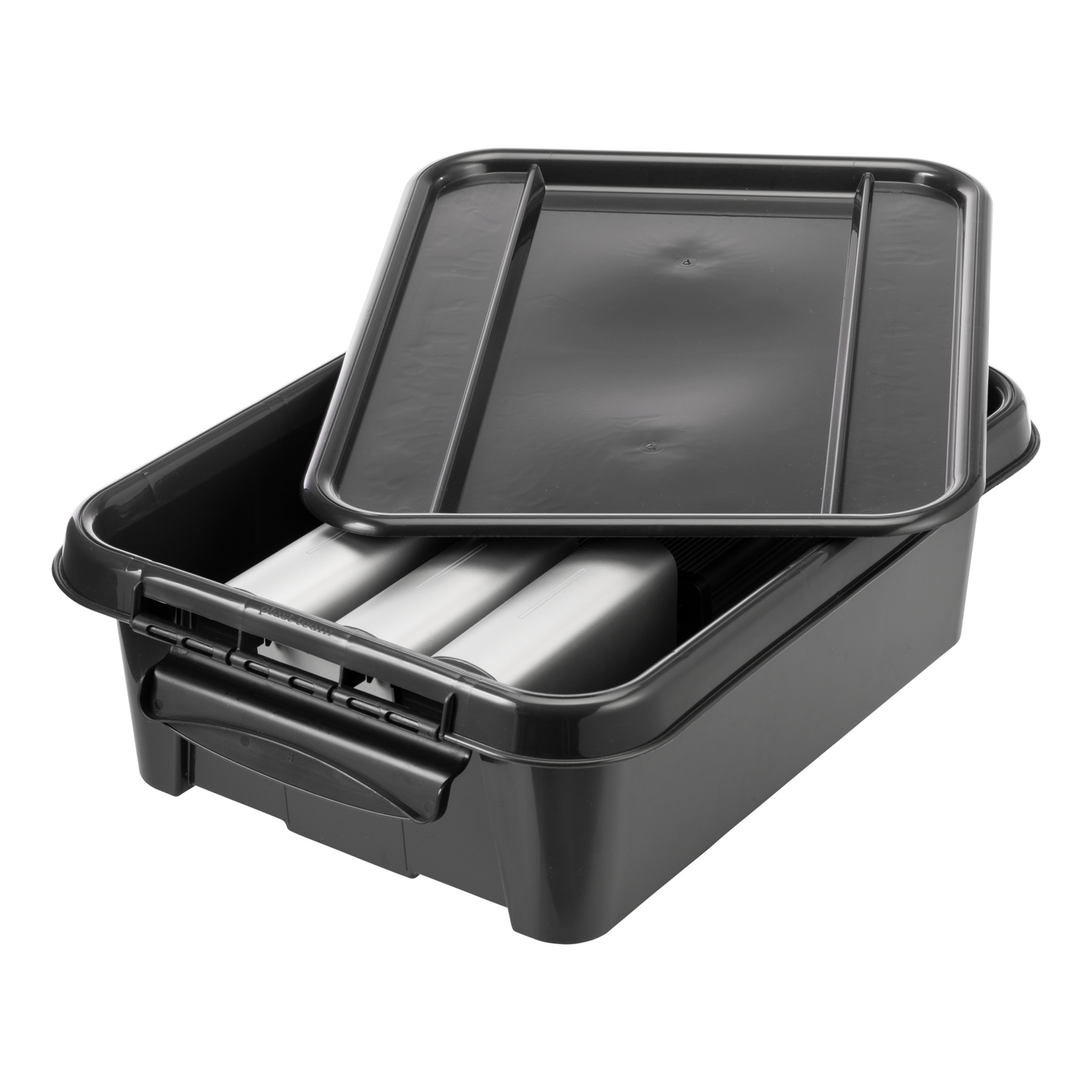 Säilytyslaatikko ProBox Recycle 21L musta klipseillä