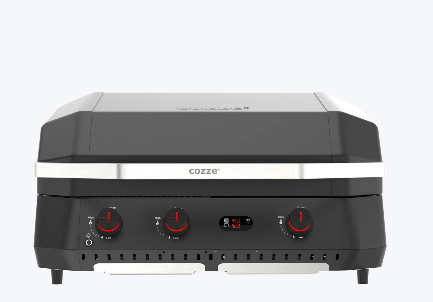 Kaasugrilli Cozze G-800 plancha ja ritilä