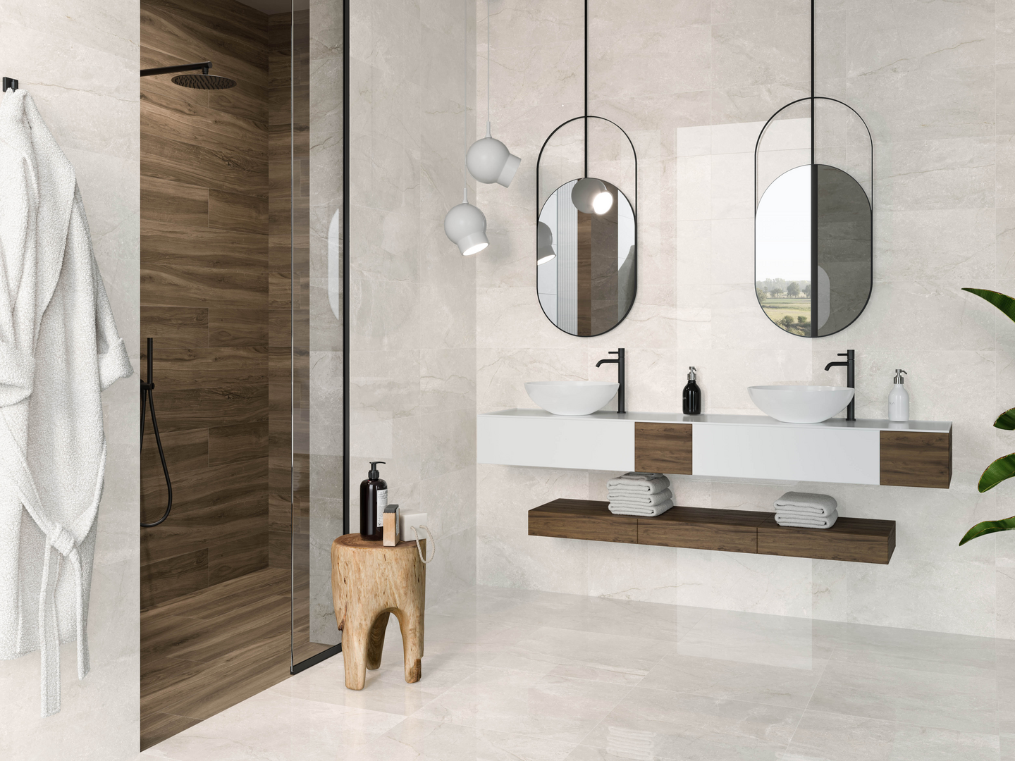 Lattialaatta Cello Cr.Wells 60x60 matta luonnonvalkoinen RT 1,44m²