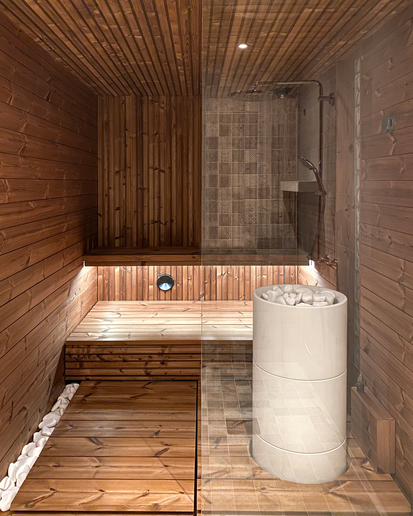 Paneeli Luna Panel System 19x117 lämpökäsitelty mänty