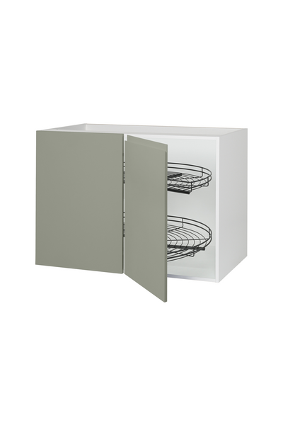 Piilokulmakaappi Cello Keittiö 100cm lankakarusellilla ja vasenkätisellä ovella