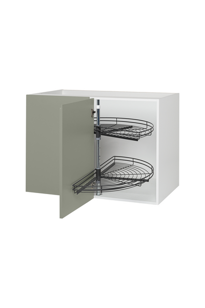 Piilokulmakaappi Cello Keittiö 100cm lankakarusellilla ja vasenkätisellä ovella