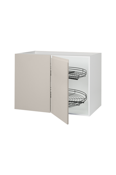 Piilokulmakaappi Cello Keittiö 100cm lankakarusellilla ja vasenkätisellä ovella