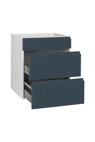 Combohob-kaappi Cello Keittiö 71cm 2 laatikolla ja peitelevyllä