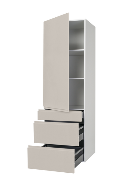 Hyllykomero Cello Keittiö 192cm 3 laatikolla