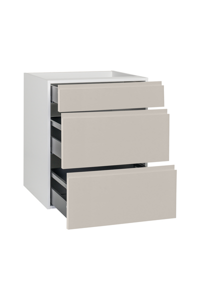 Alakaappi Cello Keittiö 71cm 3 laatikolla