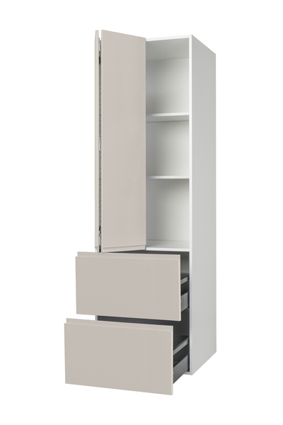 Aamiaiskaappi Cello Keittiö 192cm 2 laatikolla vasen