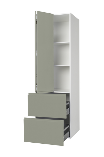 Aamiaiskaappi Cello Keittiö 192cm 2 laatikolla vasen