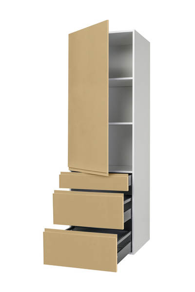 Hyllykomero Cello Keittiö 192cm 3 laatikolla