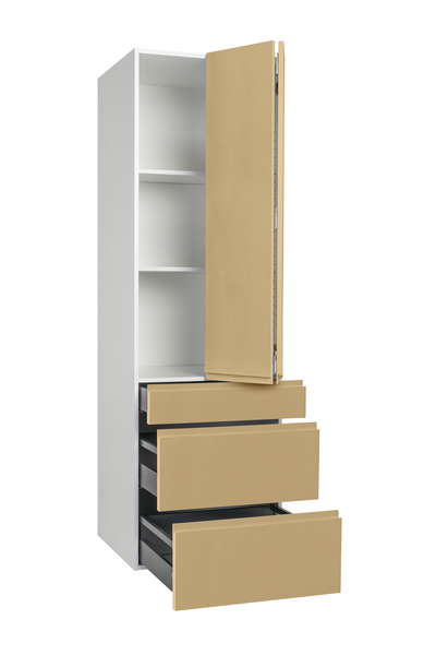 Aamiaiskaappi Cello Keittiö 192cm 3 laatikolla oikea