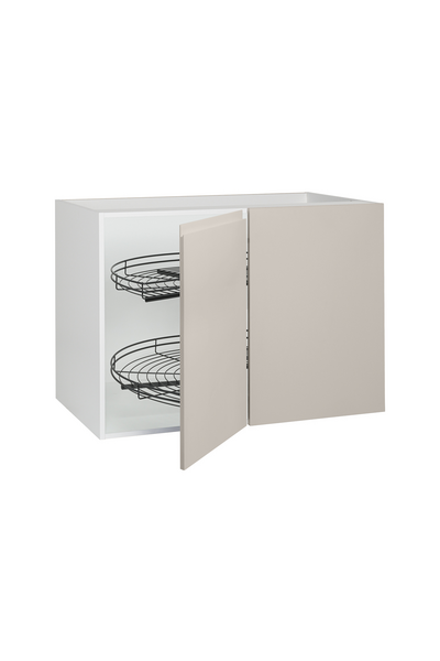 Piilokulmakaappi Cello Keittiö 100cm lankakarusellilla ja oikeakätisellä ovella