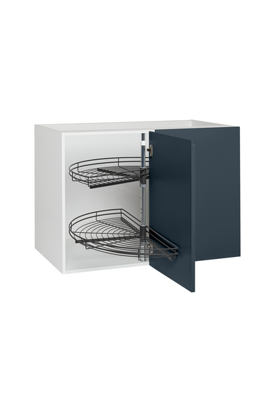 Piilokulmakaappi Cello Keittiö 100cm lankakarusellilla ja oikeakätisellä ovella