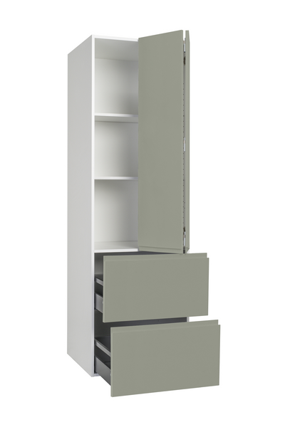 Aamiaiskaappi Cello Keittiö 192cm 2 laatikolla oikea