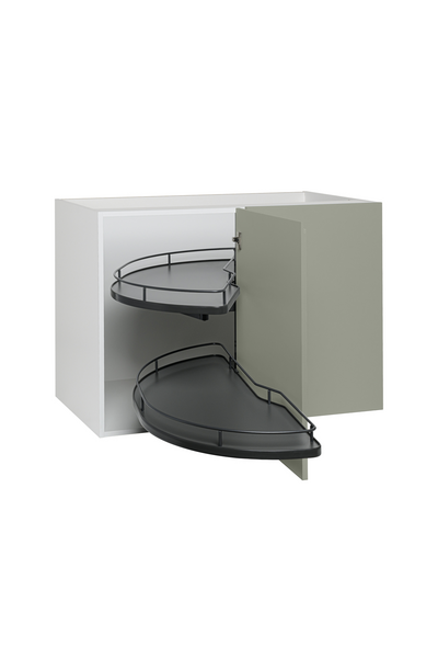 Piilokulmakaappi Cello Keittiö 100cm levykarusellilla ja oikeakätisellä ovella