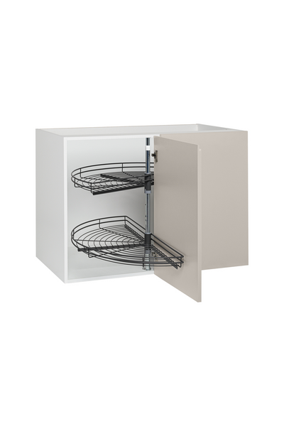 Piilokulmakaappi Cello Keittiö 100cm lankakarusellilla ja oikeakätisellä ovella