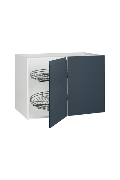 Piilokulmakaappi Cello Keittiö 100cm lankakarusellilla ja oikeakätisellä ovella