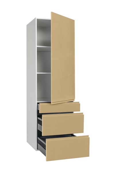 Hyllykomero Cello Keittiö 192cm 3 laatikolla