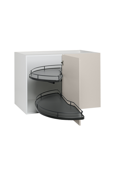 Piilokulmakaappi Cello Keittiö 100cm levykarusellilla ja oikeakätisellä ovella