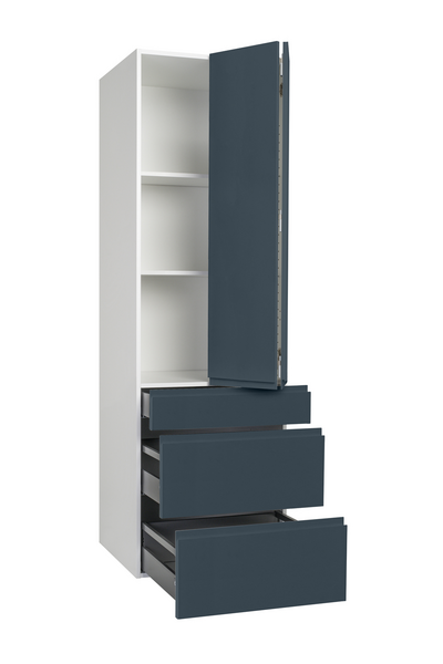 Aamiaiskaappi Cello Keittiö 192cm 3 laatikolla oikea