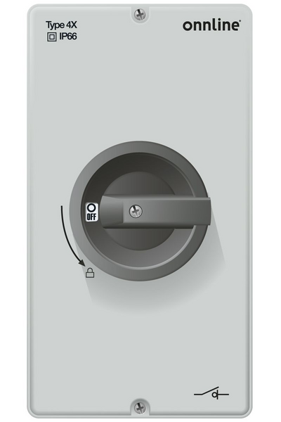 Turvakytkin Onnline Ontk S425 Dc 4x25a 1500v IP66