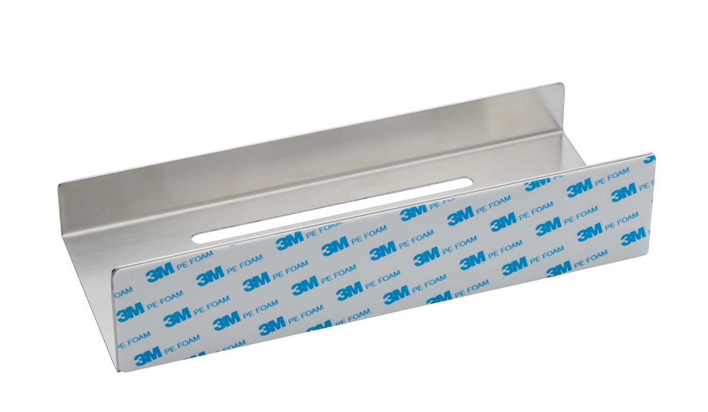 Suihkuhylly Cello Lin 25cm ruostumaton teräs harjattu