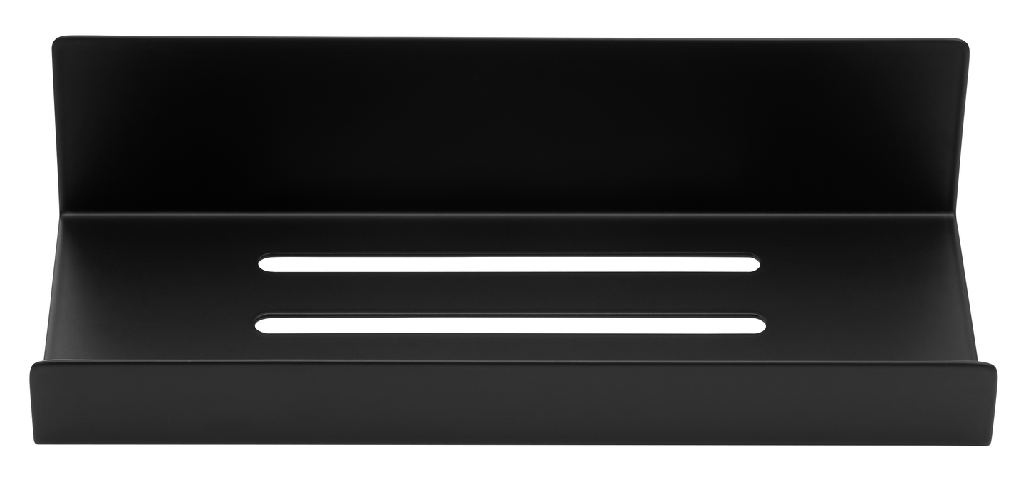 Suihkuhylly Cello Lin 25cm ruostumaton teräs musta