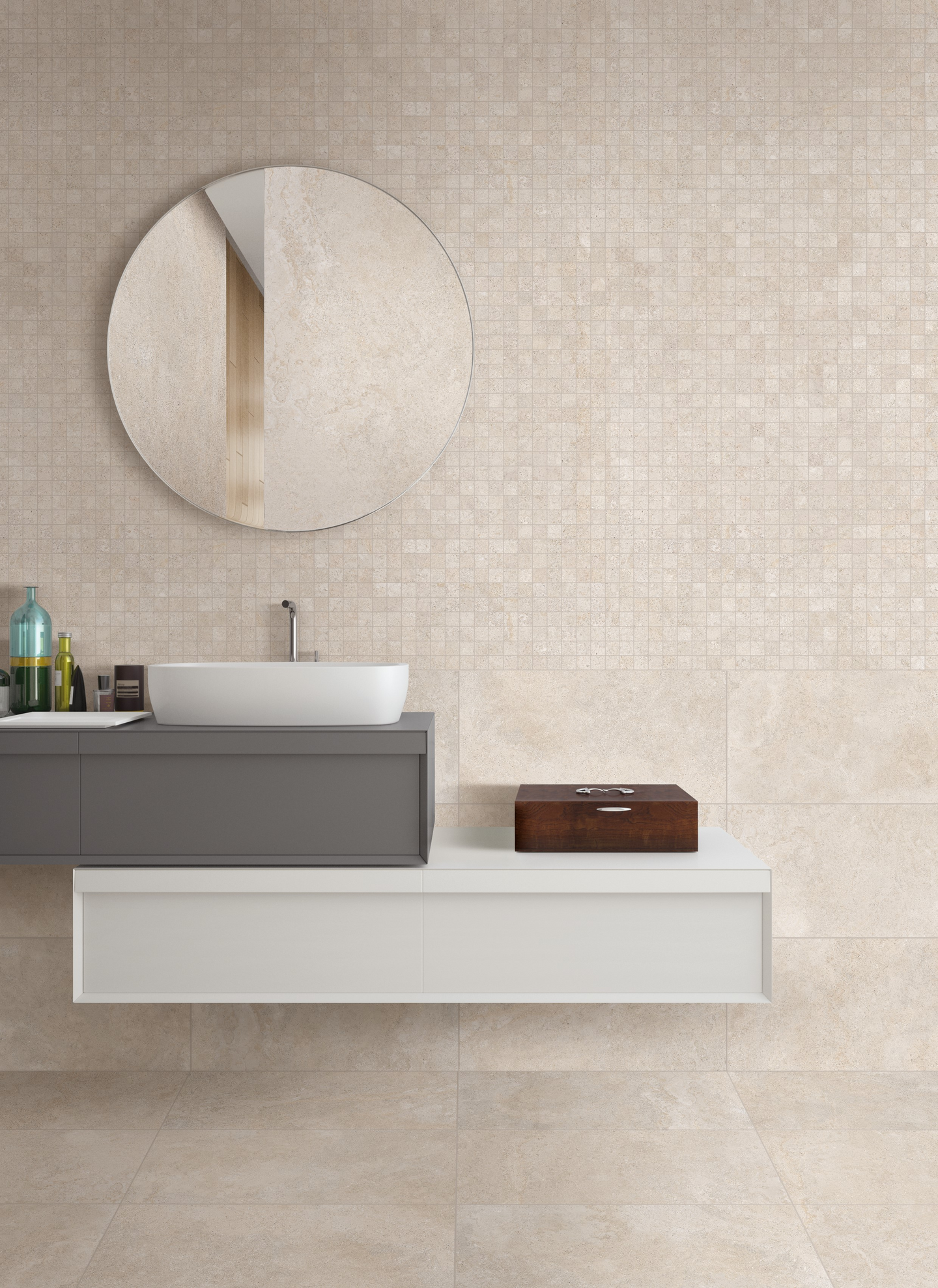 KLINKER CELLO BRYSTONE60X60, ELFENBEN RT R10AB