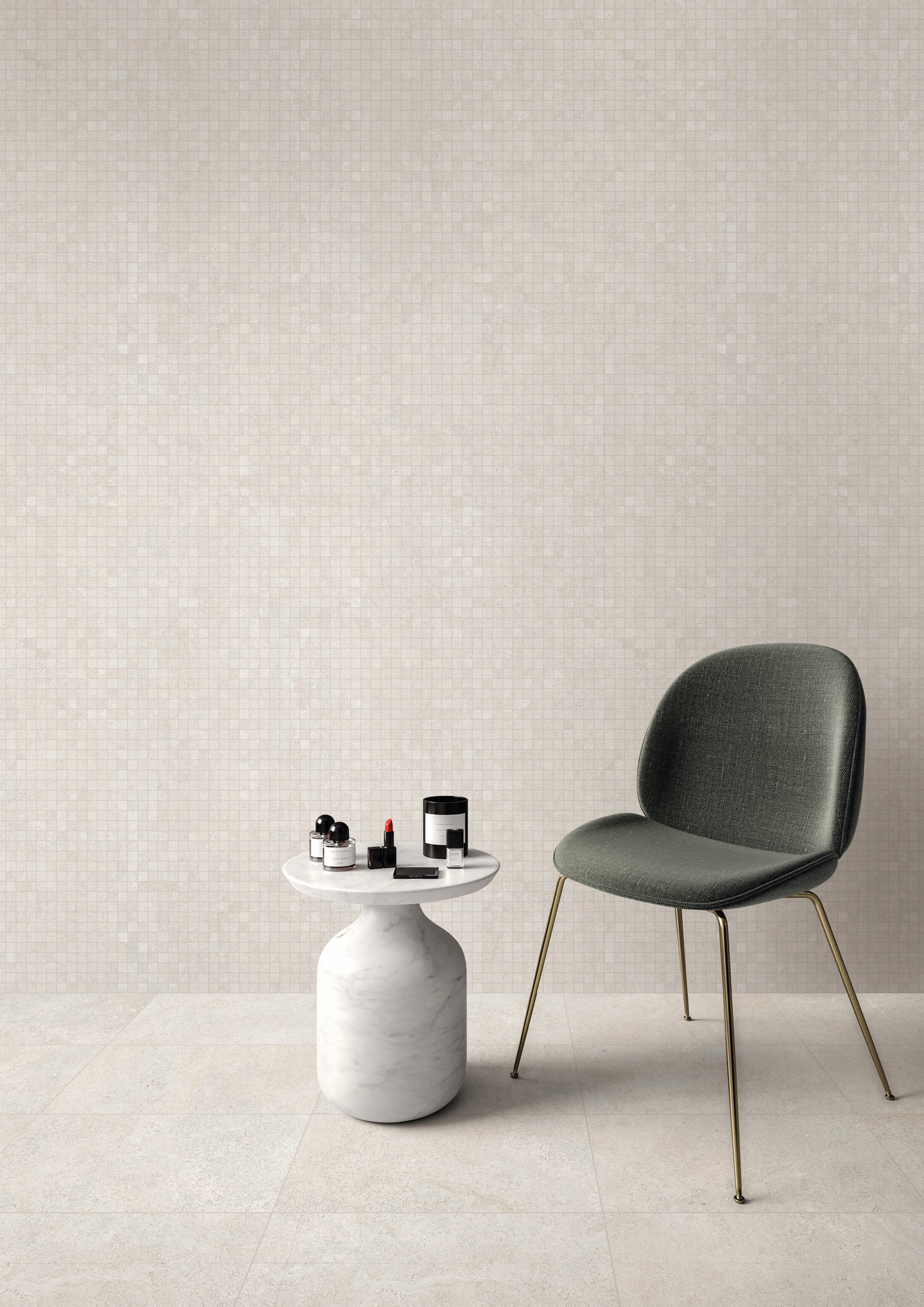 Mosaiikki Cello Brystone 30x30 (2,8x2,8cm) valkoinen R9 RT 0,54m²