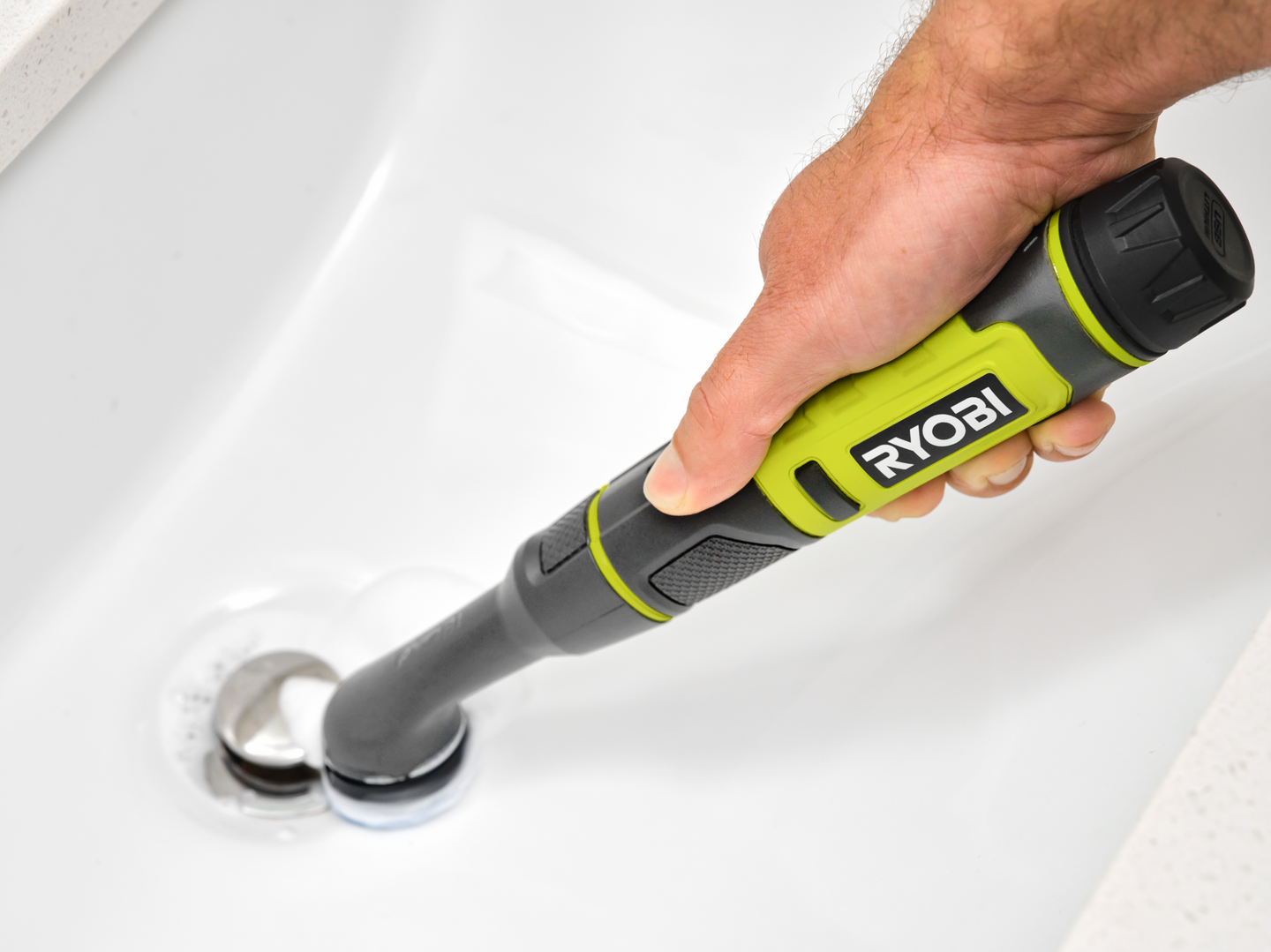 Puhdistusharja Ryobi RDS4-0 4V USB-Lithium-sarja runkoversio