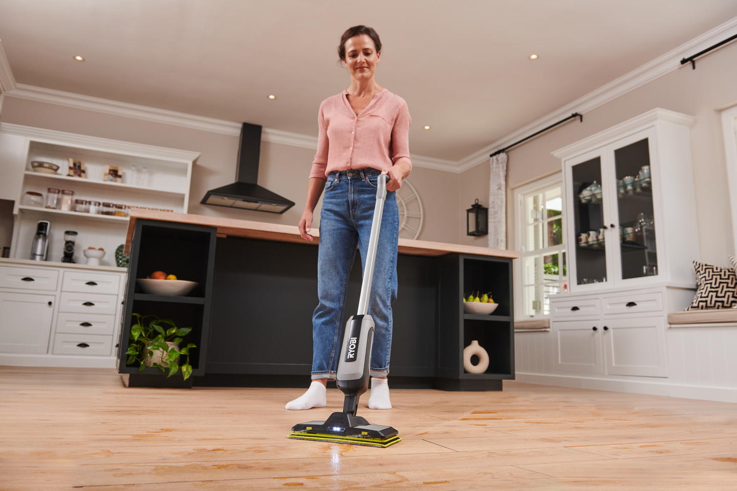 Spray-moppi Ryobi RSM4-120G 4V USB-Lithium-sarja 2,0Ah akulla