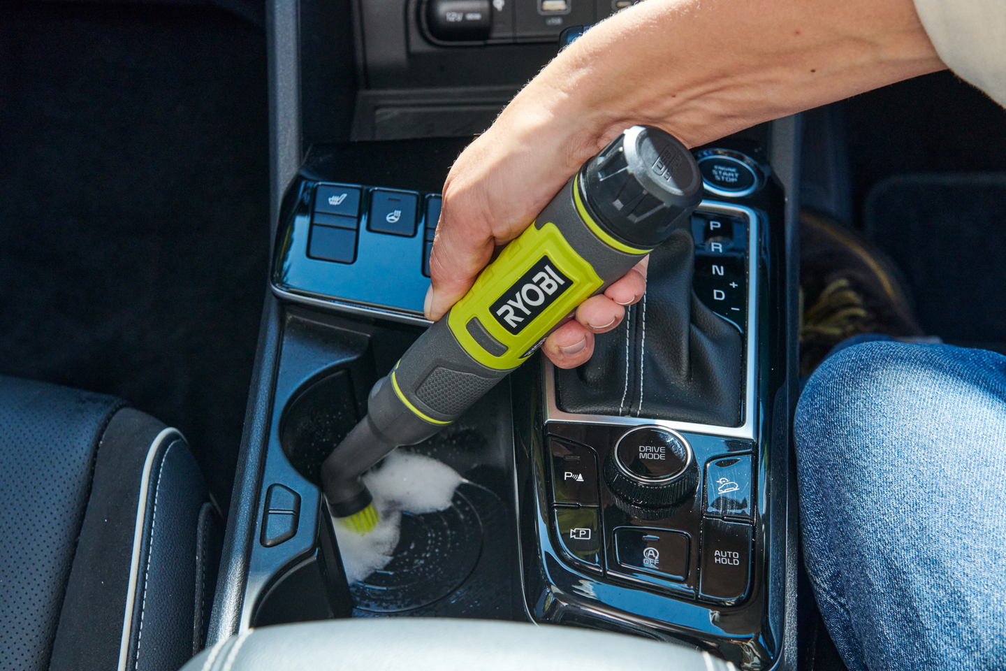 Puhdistusharja Ryobi RDS4-0 4V USB-Lithium-sarja runkoversio