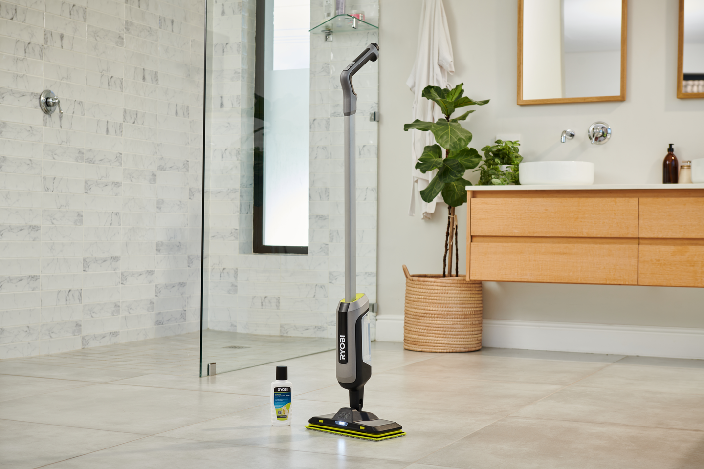 Spray-moppi Ryobi RSM4-120G 4V USB-Lithium-sarja 2,0Ah akulla