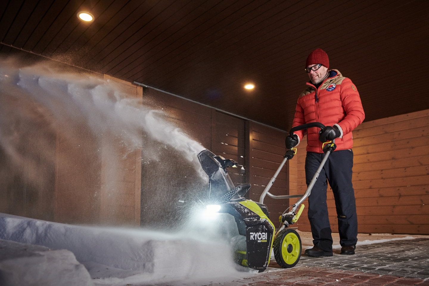 Akkulumilinko Ryobi RY18STX45A-240 18V ONE+hiiliharjaton 2x4,0Ah akut