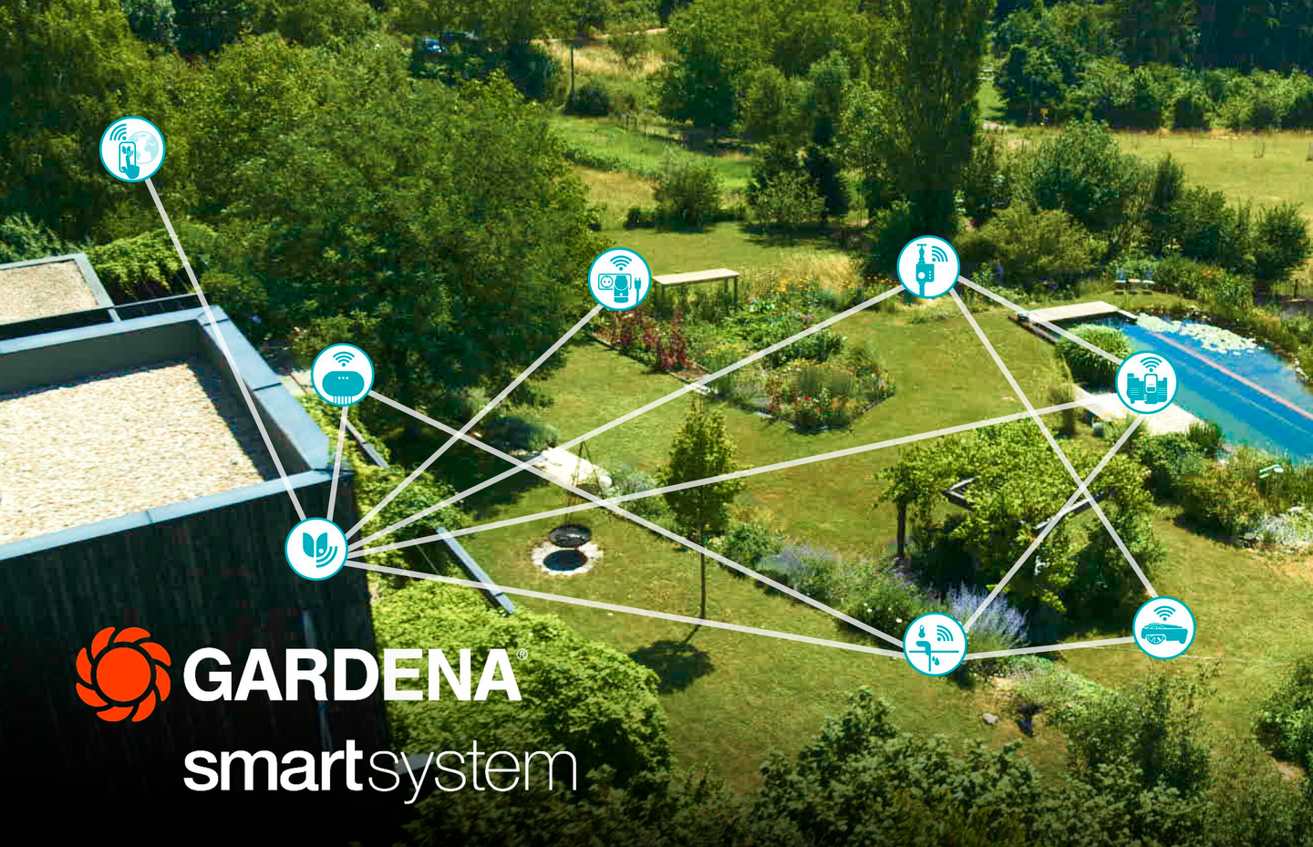 Robottiruohonleikkuri GARDENA Smart Sileno City 600