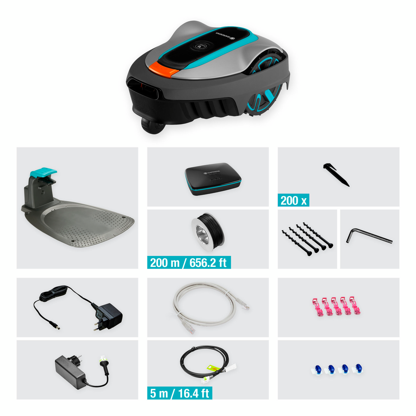 Robottiruohonleikkuri GARDENA Smart Sileno City 600