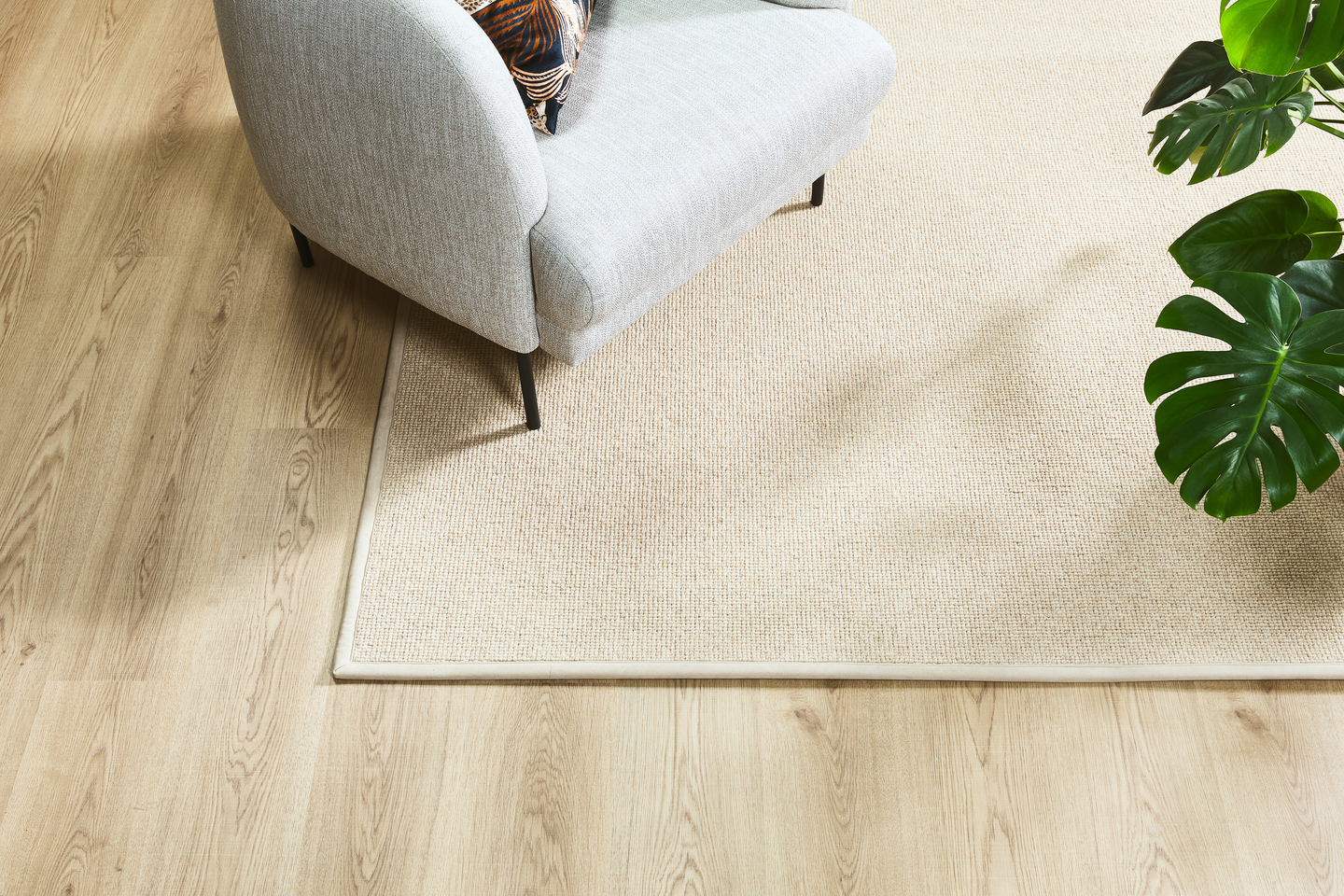 Matto O&O Ember 160x160cm beige lankakantattu