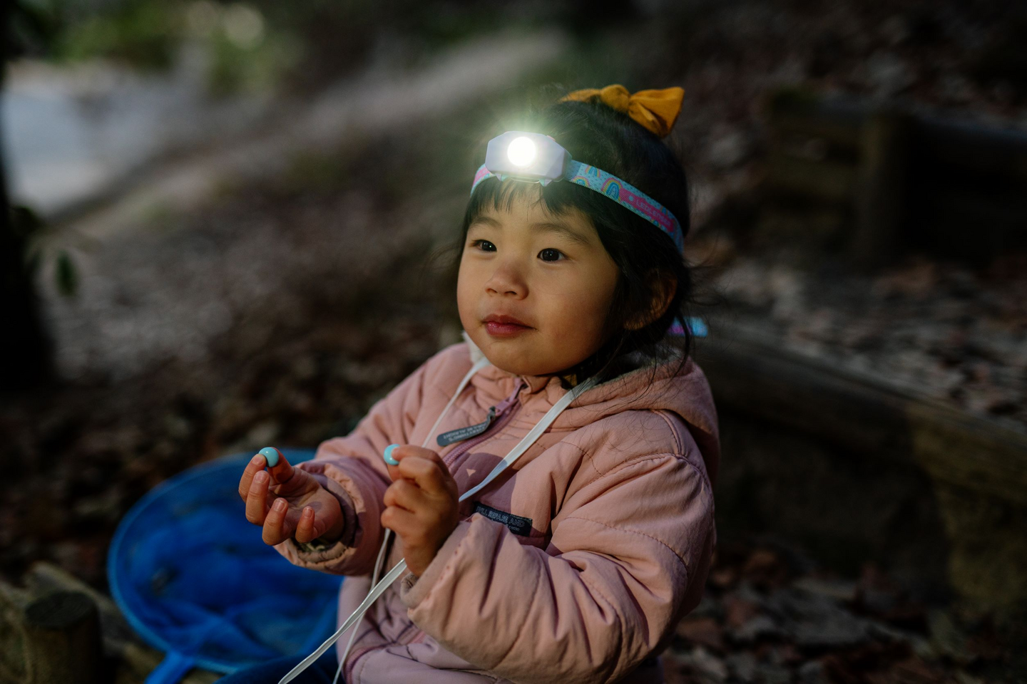 Otsalamppu Ledlenser Kidled2 violetti 40lm paristokäyttöinen