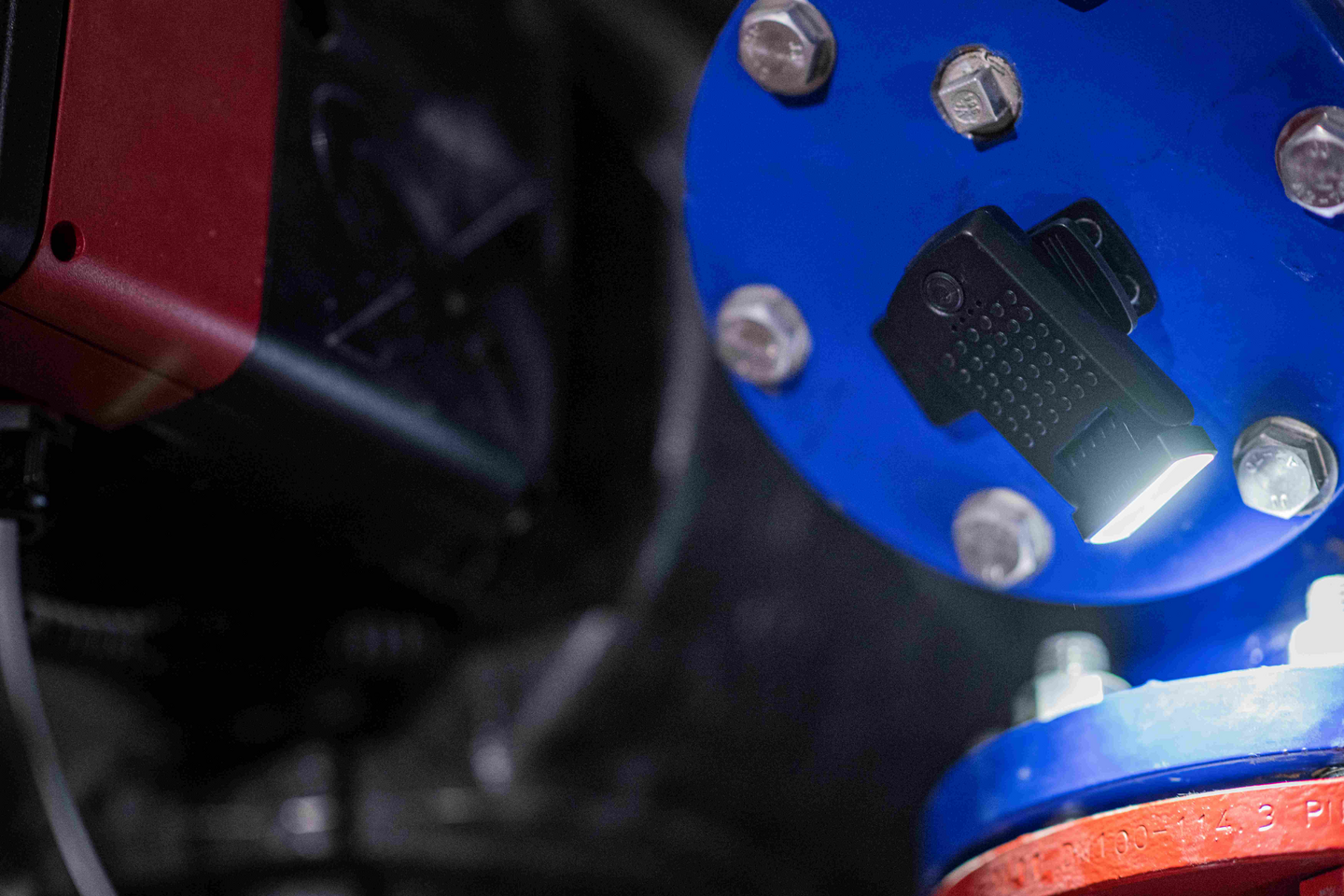 Työvalo Ledlenser W1R Work musta 220lm ladattava