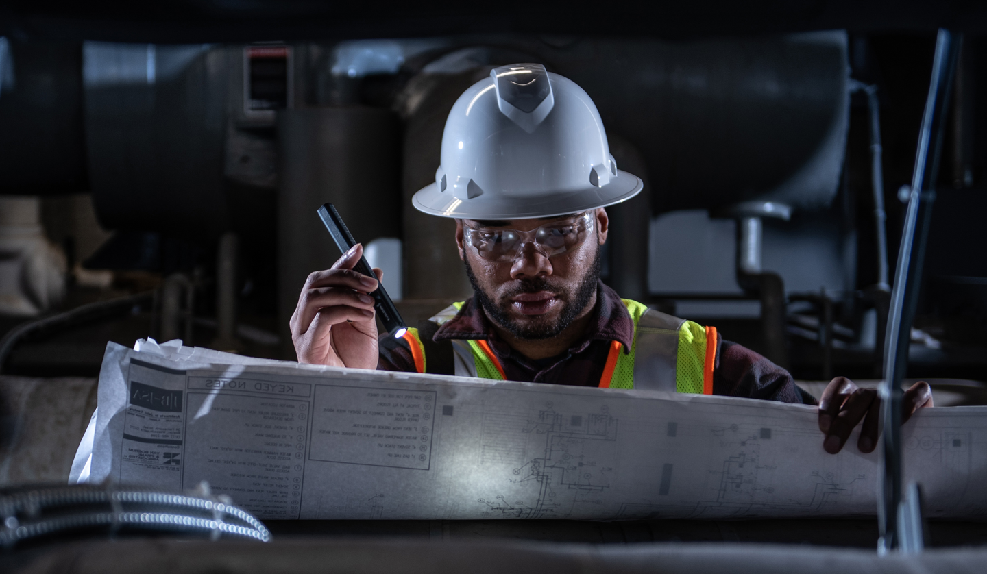 Työvalo Ledlenser W2 Work musta 160lm paristokäyttöinen