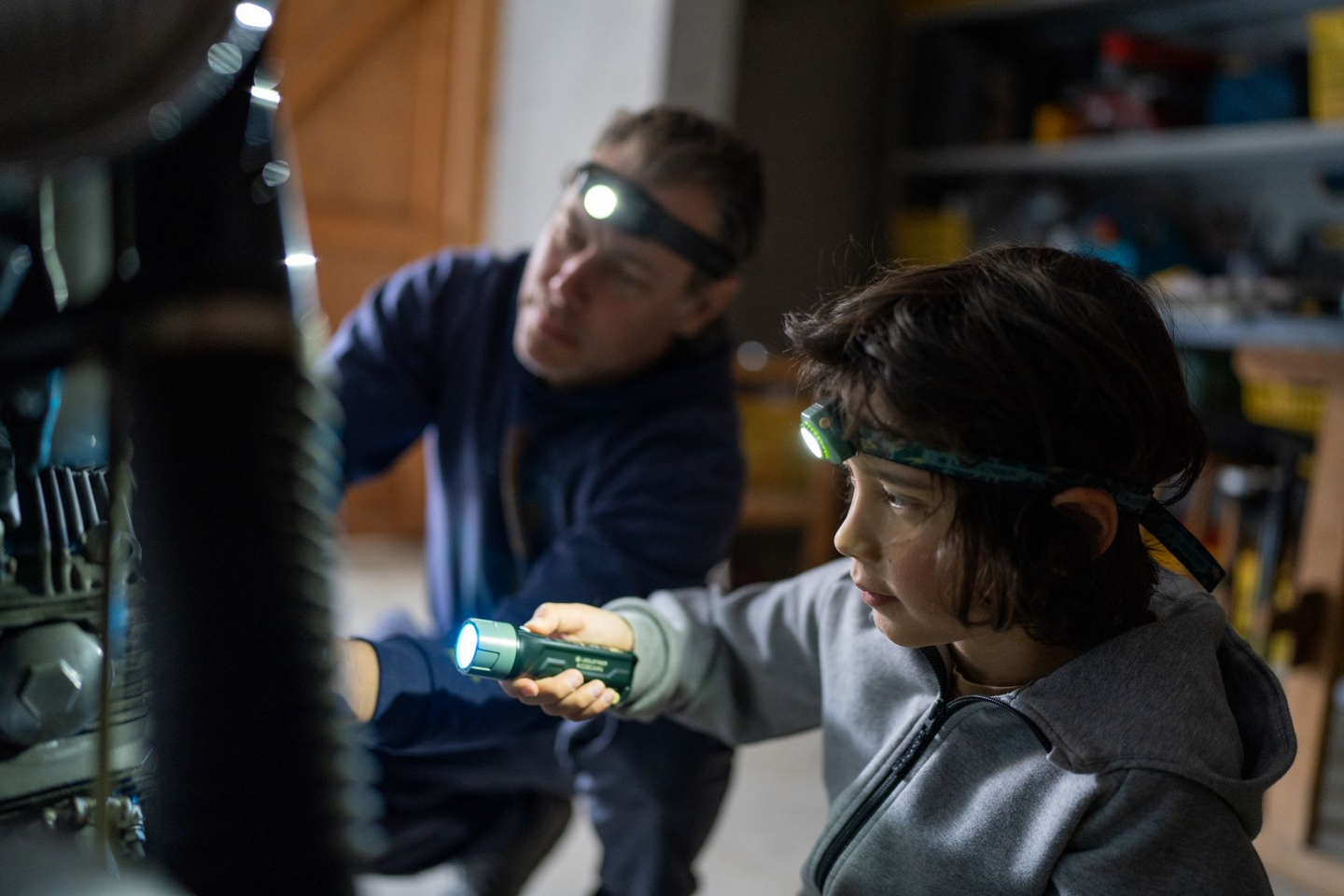 Taskulamppu Ledlenser Kidbeam4 vihreä 70lm paristokäyttöinen