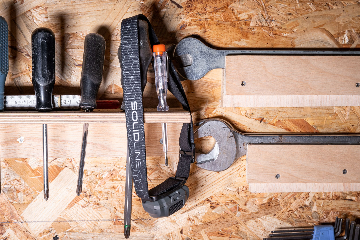 Otsalamppu Ledlenser Solidline SH1 harmaa 110lm paristokäyttöinen