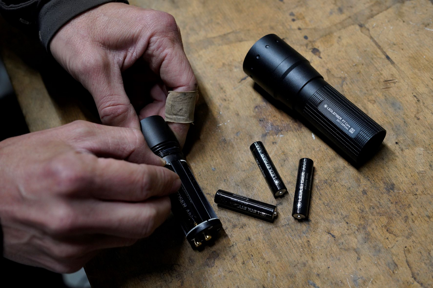 Taskulamppu Ledlenser P7 Core musta 450lm paristokäyttöinen