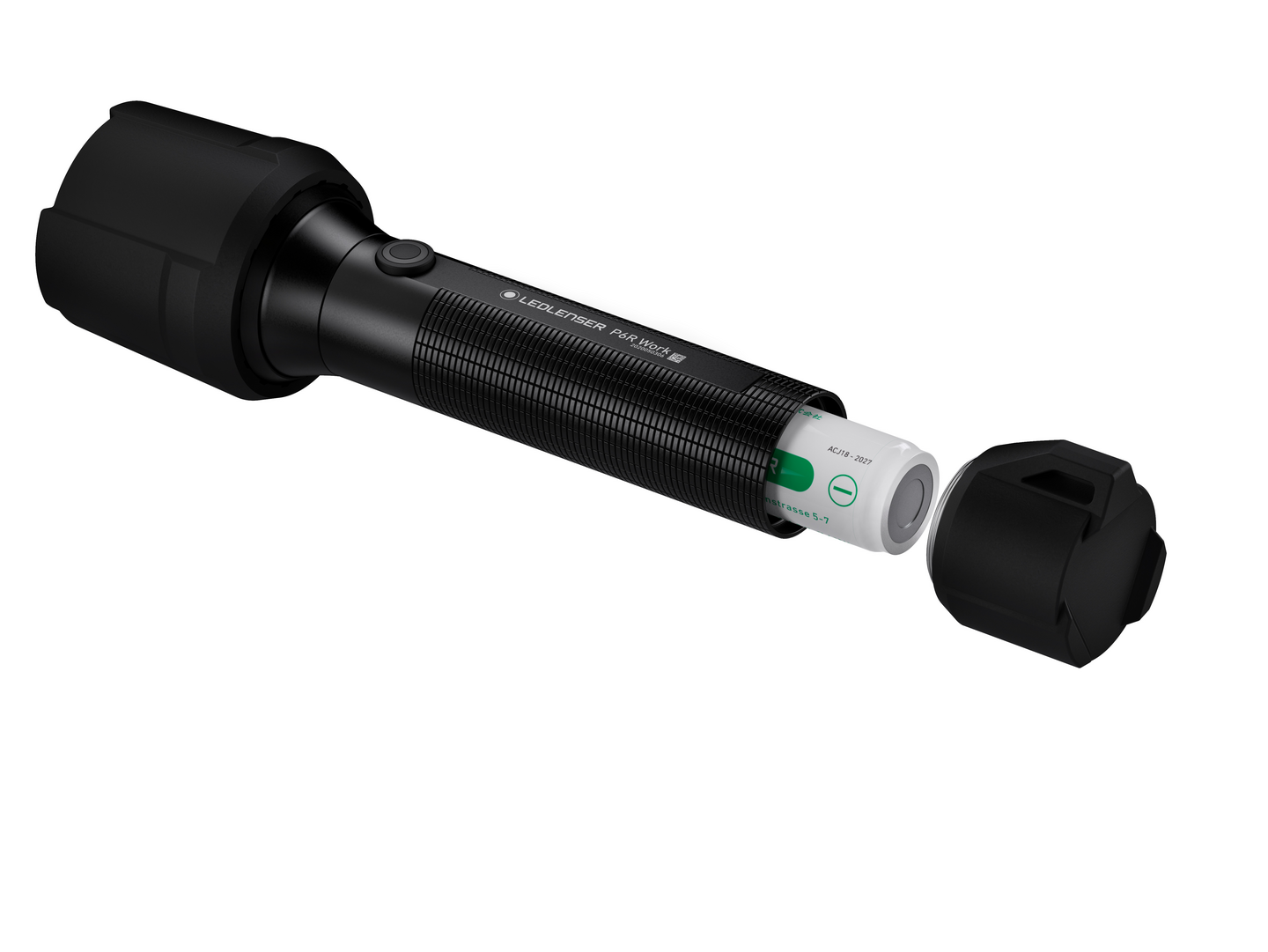 Taskulamppu Ledlenser P6R Work musta 850lm ladattava