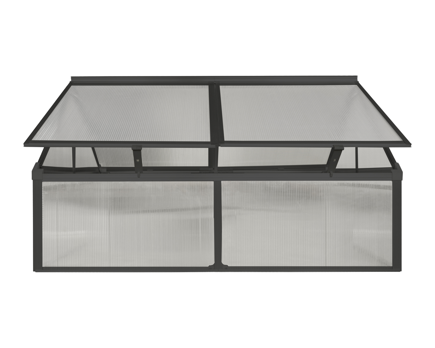 Minikasvihuone Goodiy 120x80cm musta